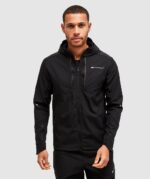 Monterrian Dynamic Woven Running Black Hoodie