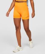 Monterrain Womens Ultra 4 Inch Seamless Orange Short