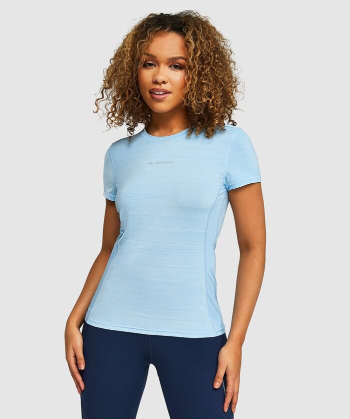 Monterrain Womens Lyder 2.0 Sports T-Shirt Sky