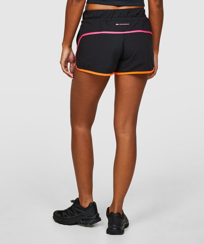 Monterrain Womens Glide Woven Running Black Short