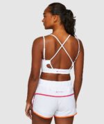 Monterrain Womens Glide 2.0 Strappy Crop Top White