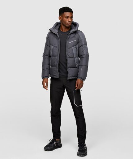 Monterrian Explorer Down Puffer Grey Jacket