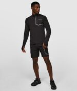 Monterrian Ramble 3.0 Quarter Sleeve Black Long Sleeve