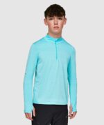 Monterrian Junior Bolt 2.0 Hybrid Quarter Zip Top