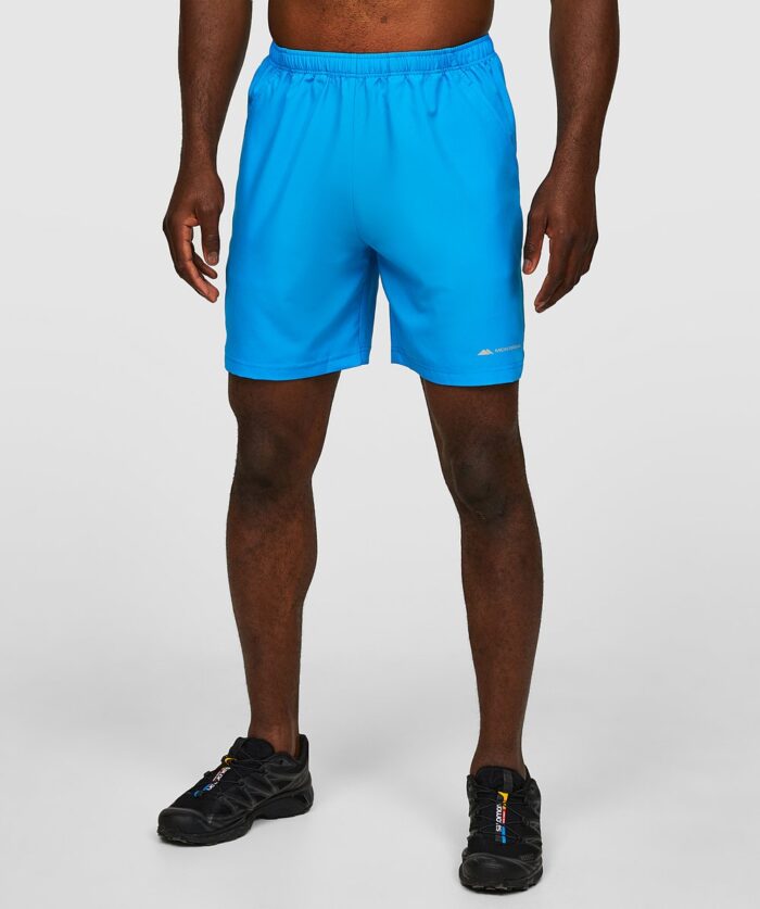 Monterrian Distance Woven Running Blue Short