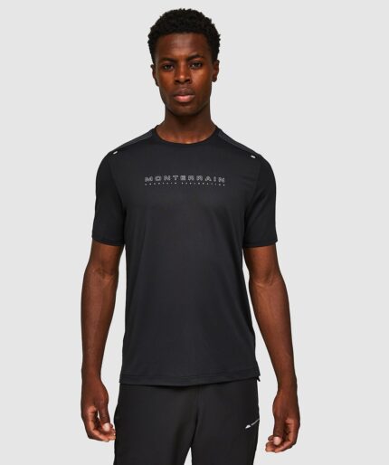 Monterrian Dynamic Black T-Shirt